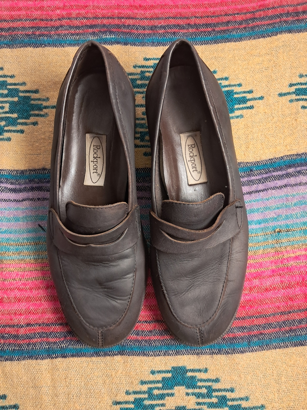 Rockport Women’s Brown Leather Loafers
